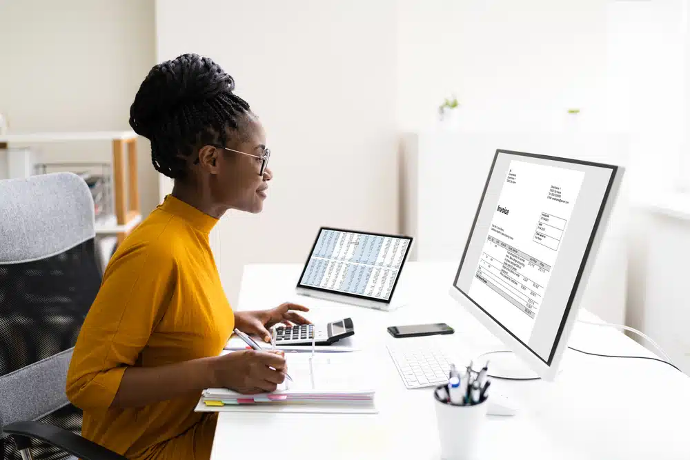 African,Professional,Chartered,Accountant,Woman,Doing,Tax African,Professional,Chartered,Accountant,Woman,Doing,Tax